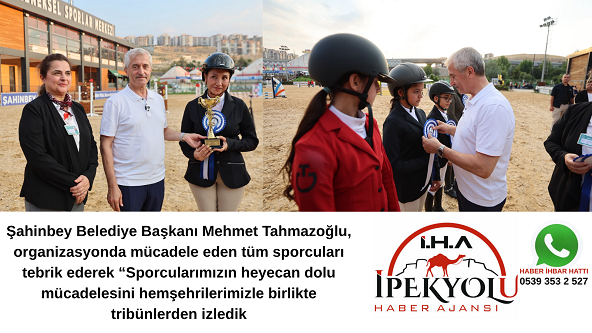 ŞAHİNBEY’DE ENGEL ATLAMA HEYECANI